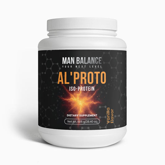 Premium Vanilla Whey Isolate | 22g Protein | Al'Proto by Man Balance USA