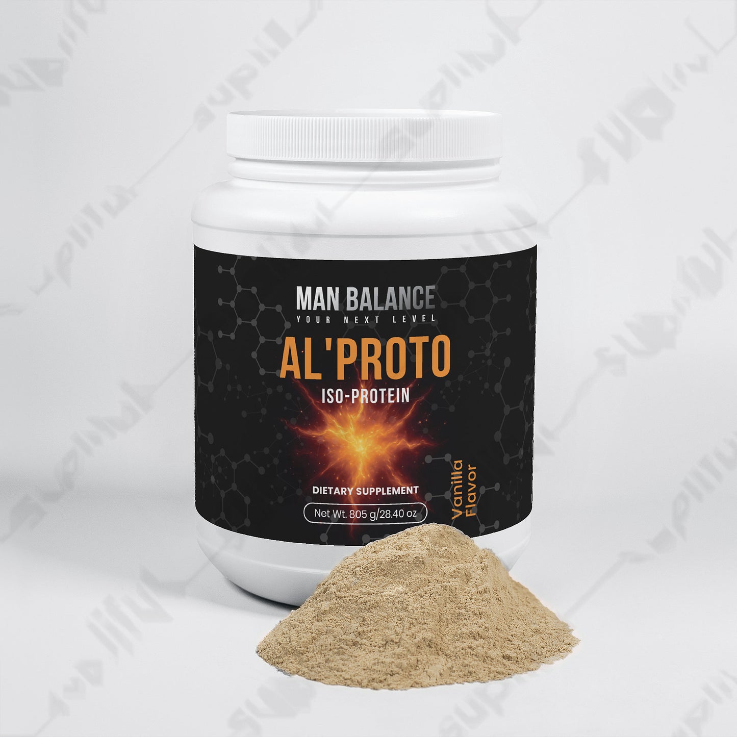 Premium Vanilla Whey Isolate | 22g Protein | Al'Proto by Man Balance USA