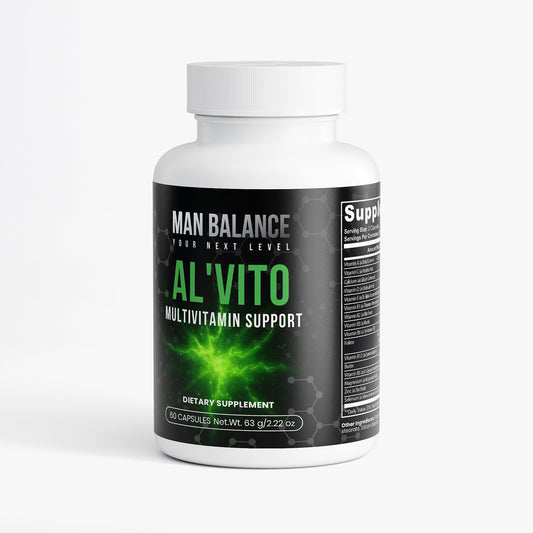 Man Balance Al'Vito Series Premium Men's Multivitamin Complex for Men 30+