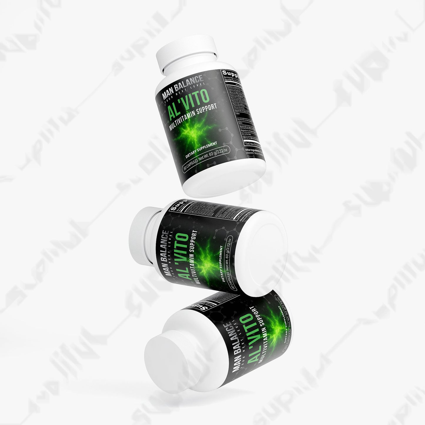 Man Balance Al'Vito Series Premium Men's Multivitamin Complex for Men 30+