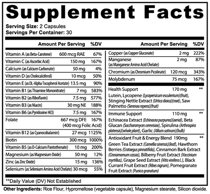 Man Balance Al'Vito Series Premium Men's Multivitamin Complex for Men 30+